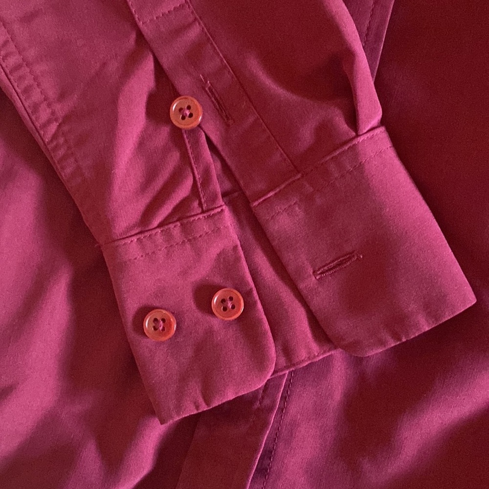 Euc Chicos Button Front Patch Pocket Blouse - image 5